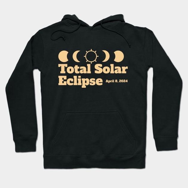 Total Solar Eclipse 2024 Hoodie by KatelynDavisArt